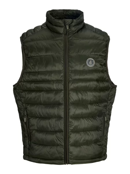 JACK & JONES Vestă JJEKINGSLEY oliv