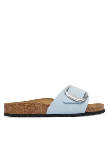 Birkenstock Чехли Madrid Big Buckle Светлосиньо синьо