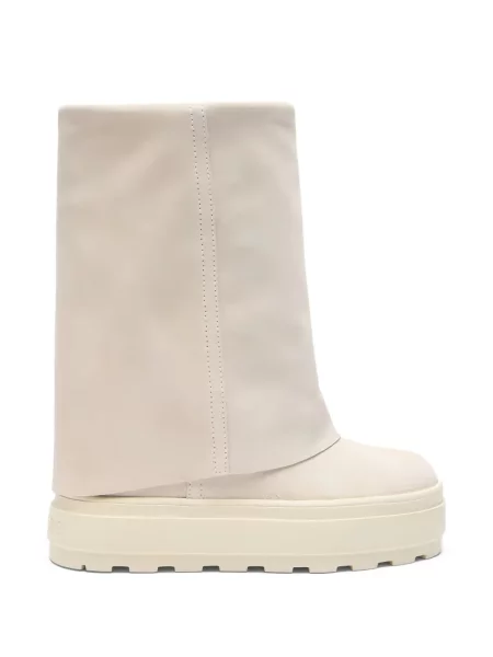 Botine Casadei din piele cu platformă