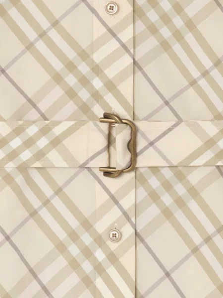 Rochie tip cămașă Burberry în carouri