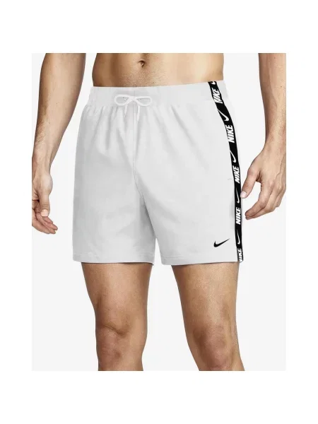 Kąpielówki Nike Swim Breaker Logo Tape Volley S białe
