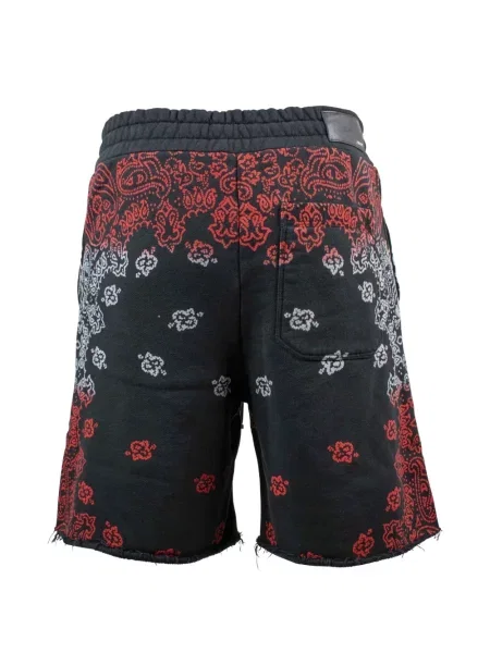 Pantaloni scurți Amiri cu imagine negru