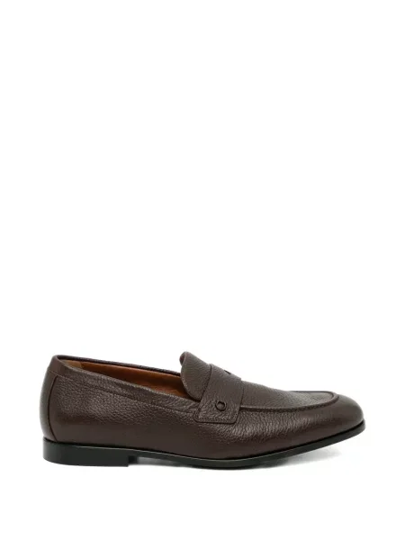 Pantofi loafer Ferragamo cu petice maro