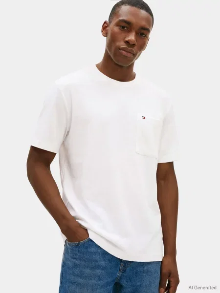 TOMMY HILFIGER Tričko biela