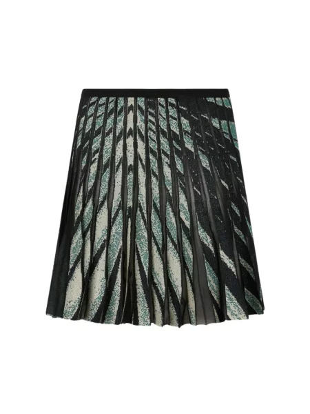 Mała mały spódnica mini Roberto Cavalli z nadrukiem niebieska