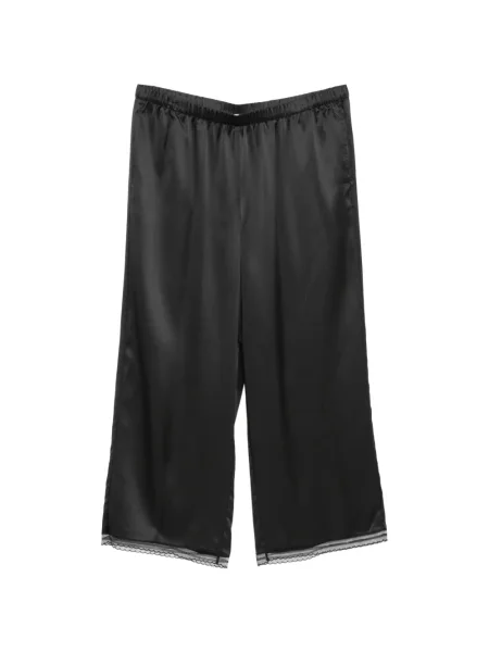 Pantaloni Staud din dantelă negru