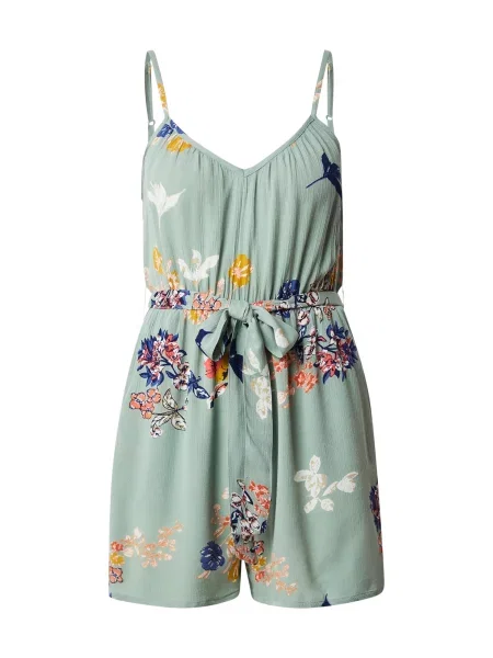 ABOUT YOU Overal Paola námořnická modř oranžová / offwhite zelená