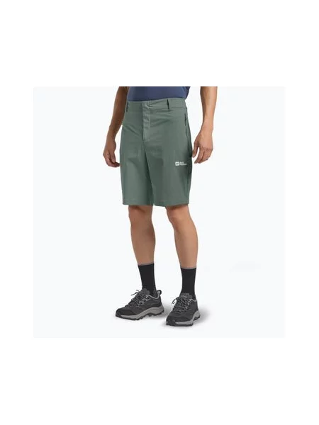 Трекінгові шорти Jack Wolfskin Hikeout slate green зелені