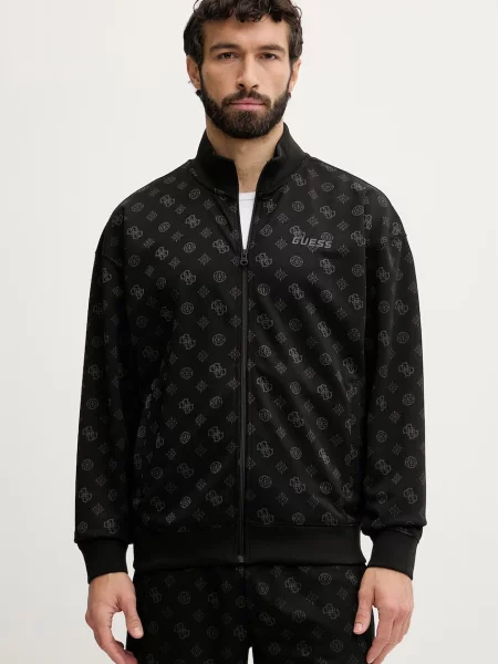Guess hanorac cu pentru bărbați OVIDIO negru