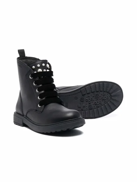Buty do kostki dziecięce Geox czarne