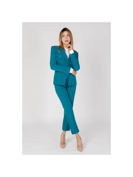 Pantaloni Silence alb