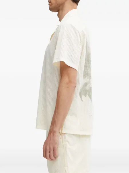 Cămașă Filling Pieces cu imagine alb