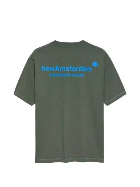 Tricou New Amsterdam cu imagine verde