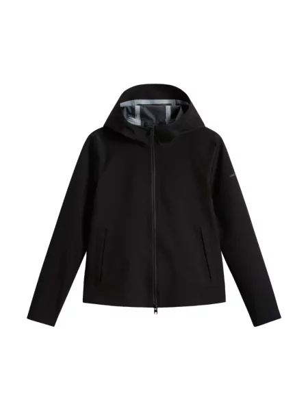 Lekka kurtka Woolrich ze stretchu czarna
