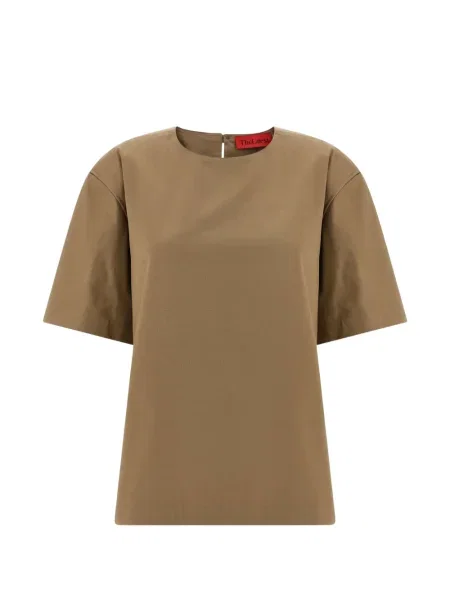 Tricou Thelatest scurt maro