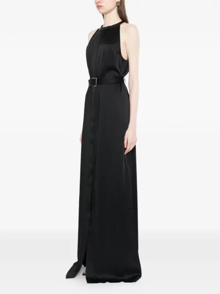 Rochie Tom Ford cu crăpătură de costum negru