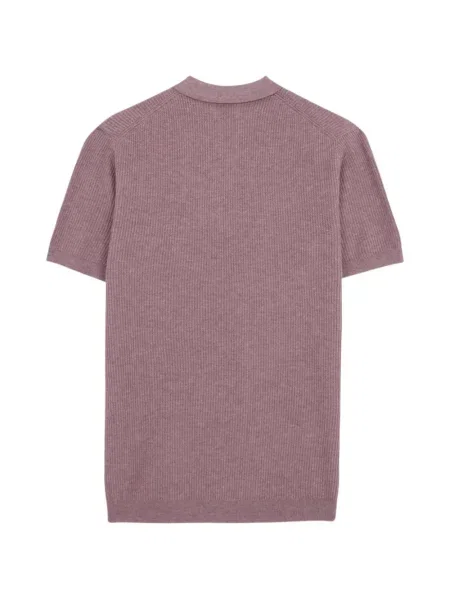 Scurt tricou polo Nowadays tricotate roz