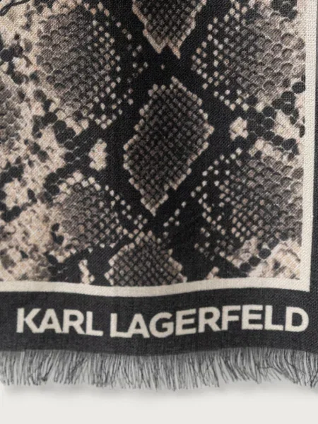 Fular Karl Lagerfeld de lână negru