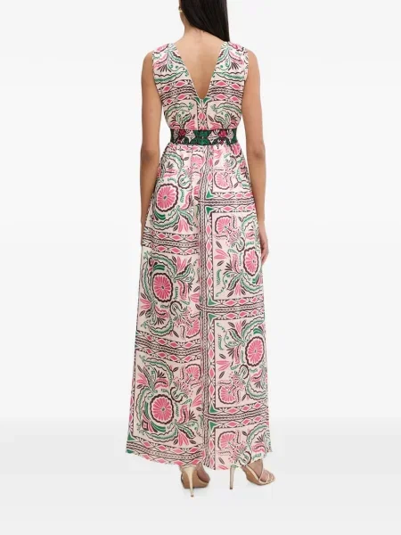 Rochie Morgan cu model floral cu imagine cu decolteu în V