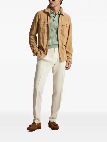 Șosete Polo Ralph Lauren cu broderie în carouri de flanelă verde