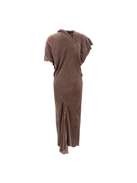 Sukienka Rick Owens brązowa