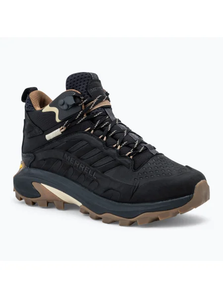 Turistické boty Merrell Moab Speed 2 Ltr Mid Wp black černé