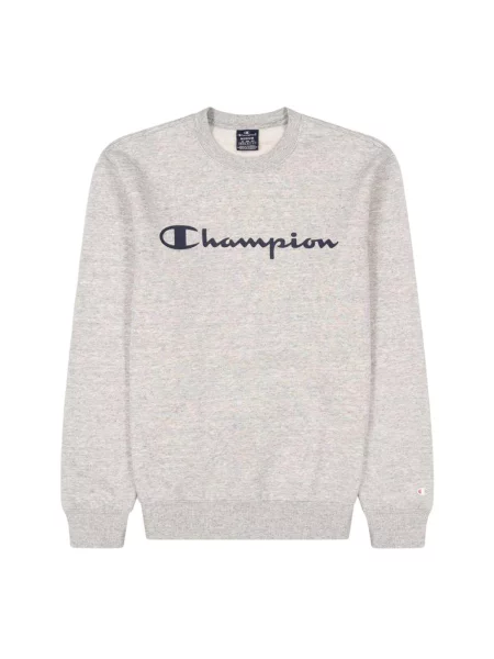 Bluza Z Haftowanym Logo szara
