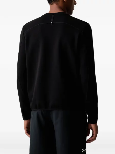 Fleece μακρύς μπλούζα Under Armour με σχέδιο μαύρο