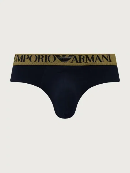Emporio Armani Underwear slipy pánske s elastanom zelená