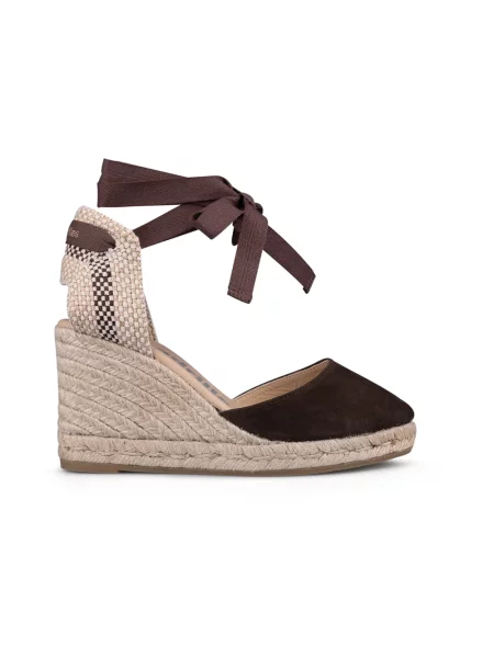 Espadryle Espadrilles brązowe