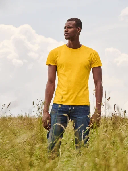Tricou Fruit Of The Loom galben