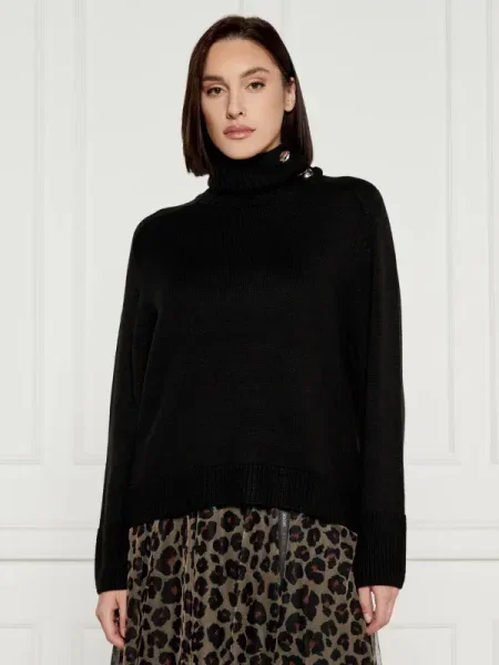 Pulover Joop! de lână negru