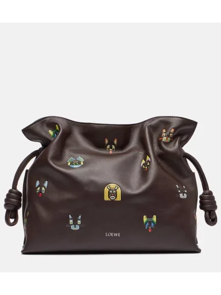 Pisemska torbica Loewe rjava