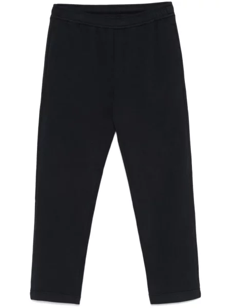 Pantaloni Moncler din jerseu albastru