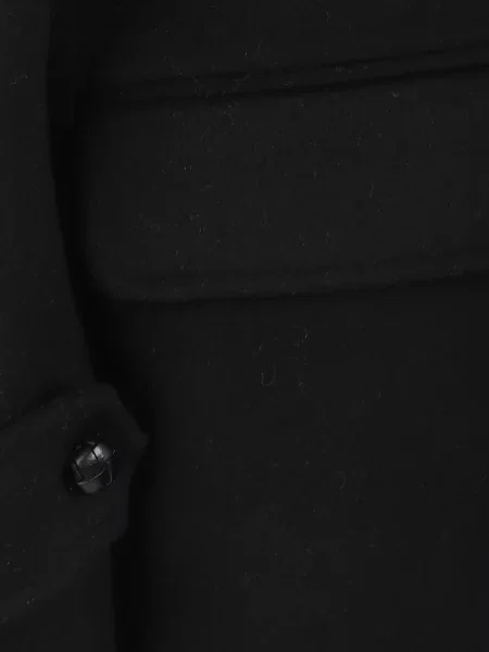 Palton de blană Ermanno Scervino negru