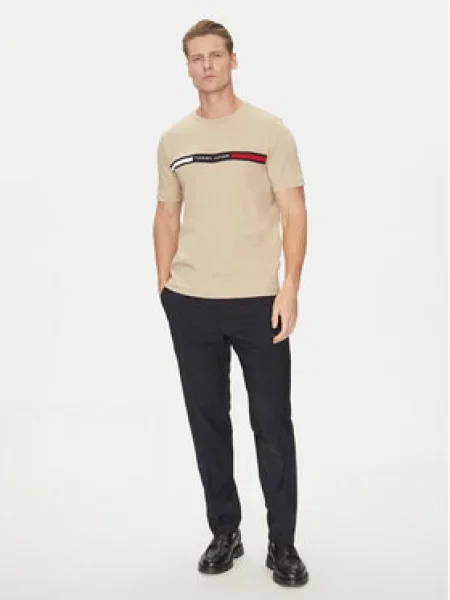 Tričko Tommy Hilfiger béžové
