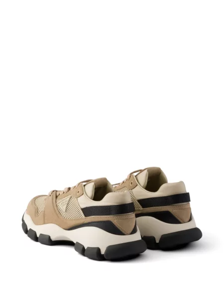 Sneakerși Prada din piele de căprioară