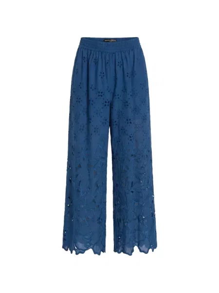 Pantaloni Ermanno Scervino ajurate albastru