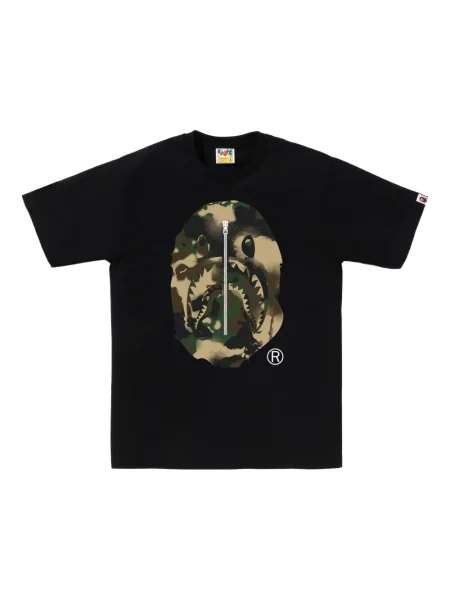 Tricou A Bathing Ape® cu model camuflaj negru