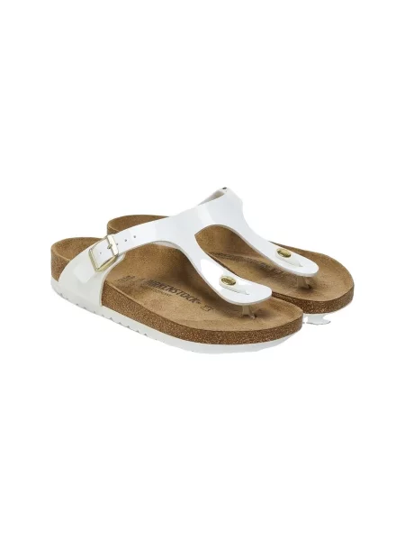 Papuci Birkenstock alb