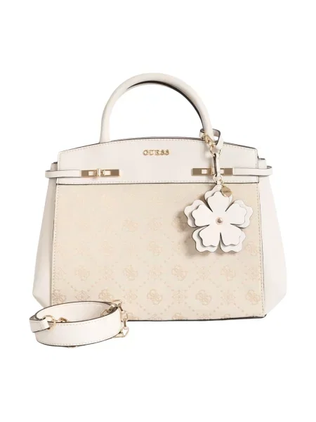 Torebka Guess skórzana beżowa