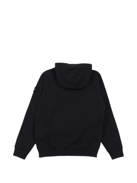 Bluza z kapturem dziecięca Stone Island niebieska