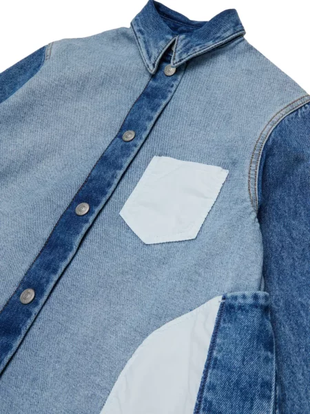 Sukienka jeansowa dziecięca Mm6 Maison Margiela niebieska