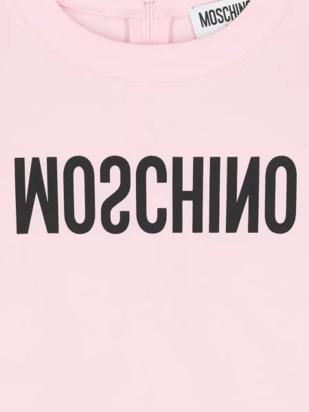 Koszulka dziecięca Moschino różowa