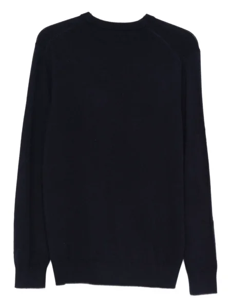Pulover Mc2 Saint Barth cu broderie albastru