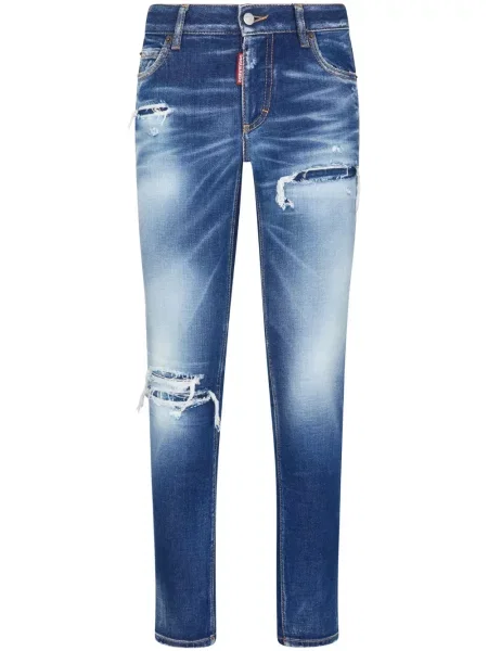 Blugi Dsquared2 rupți albastru