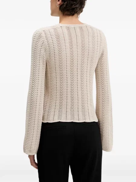 Pulover Sisley tricotate ajurat