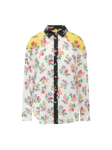 Koszula Msgm z długim rękawem biała