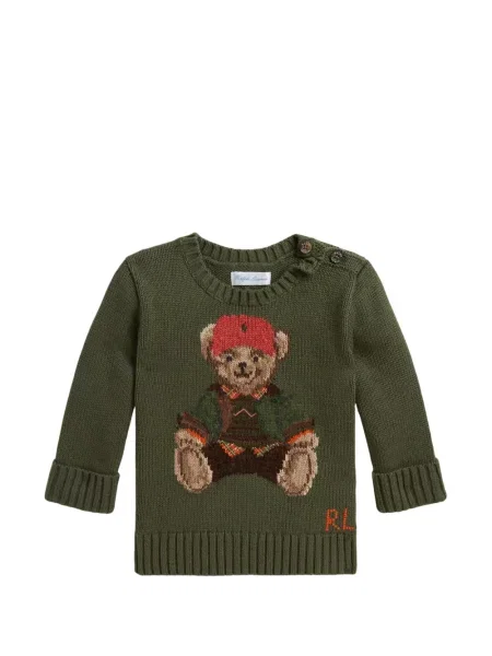 Koszulka polo dziecięca Polo Ralph Lauren zielona