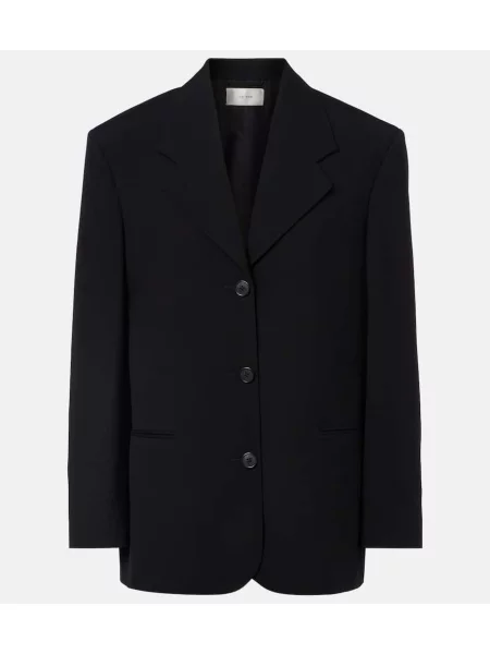 Sacou The Row de lână negru